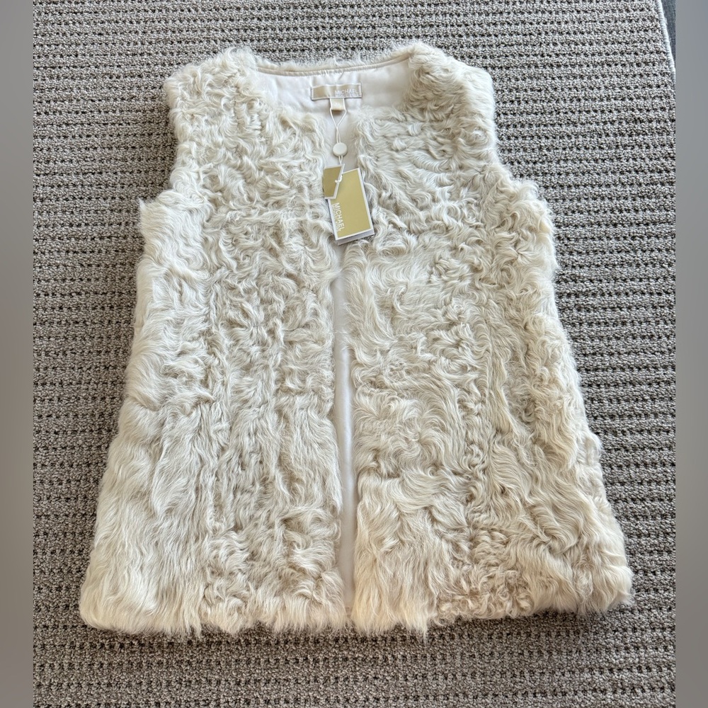 MK Real Lamb Fur Womens Vest.. Size XS